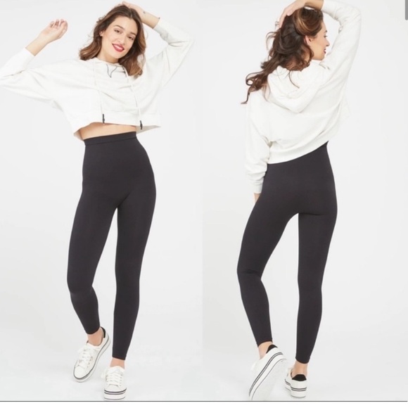 SPANX Pants - Spanx Look at Me Now High-Waisted Seamless Leggings Size 1X NWT! Black Pants